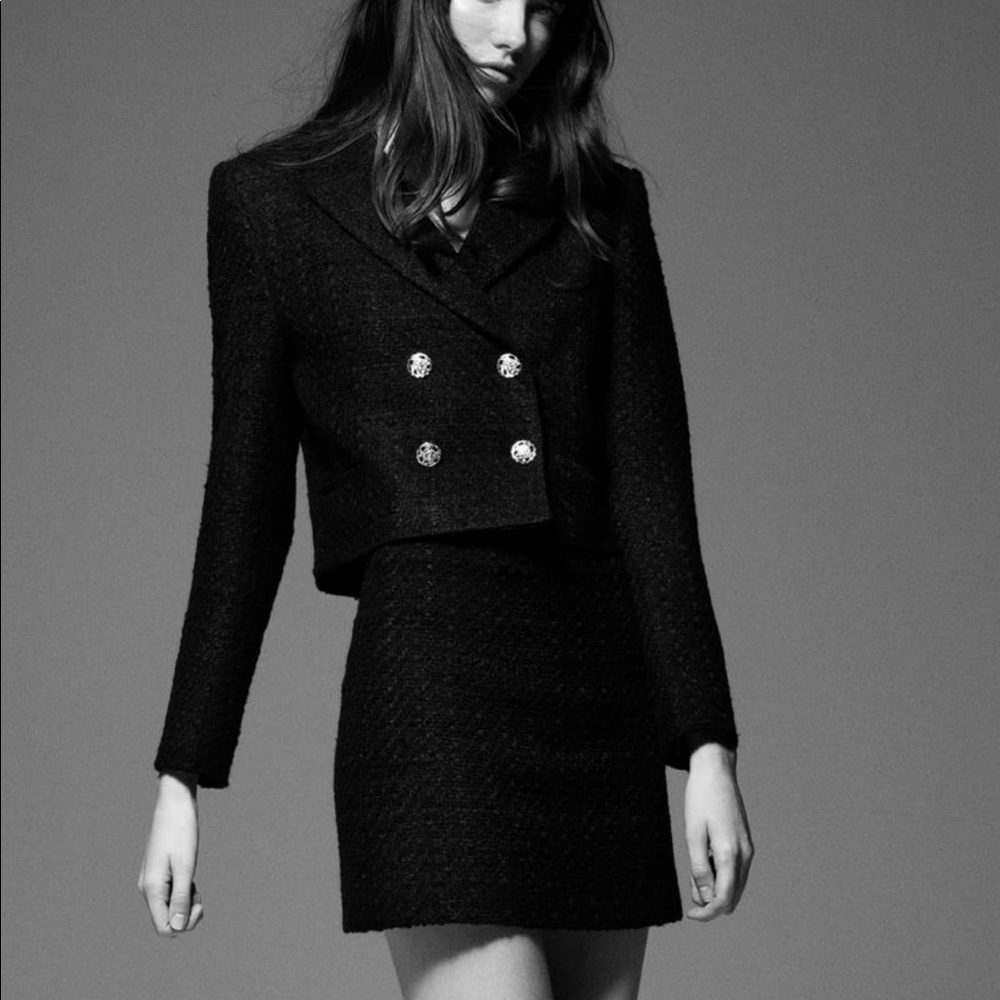 Zara textured suit